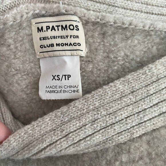 M Patmos x Club Monaco Pullover with Fur Trim, size XS (fits up to Medium - Picture 6 of 6